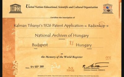 25 éves az UNESCO Memory of World Register oklevele